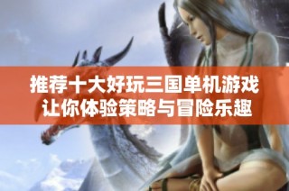 推荐十大好玩三国单机游戏 让你体验策略与冒险乐趣