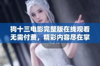 狗十三电影完整版在线观看无需付费，精彩内容尽在掌握中