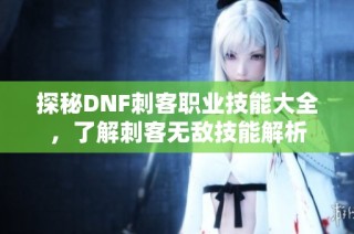 探秘DNF刺客职业技能大全，了解刺客无敌技能解析