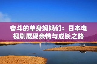 奋斗的单身妈妈们：日本电视剧展现亲情与成长之路