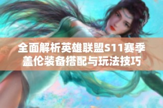 全面解析英雄联盟S11赛季盖伦装备搭配与玩法技巧