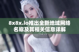 8x8x.io推出全新地域网络名称及其相关信息详解