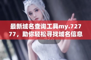 最新域名查询工具my.72777，助你轻松寻找域名信息