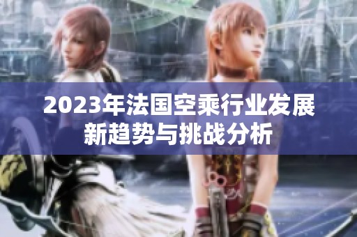 2023年法国空乘行业发展新趋势与挑战分析