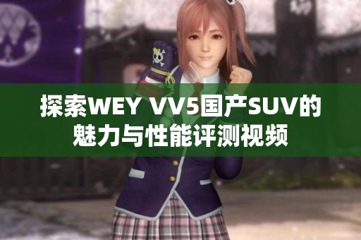 探索WEY VV5国产SUV的魅力与性能评测视频