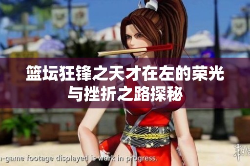 篮坛狂锋之天才在左的荣光与挫折之路探秘