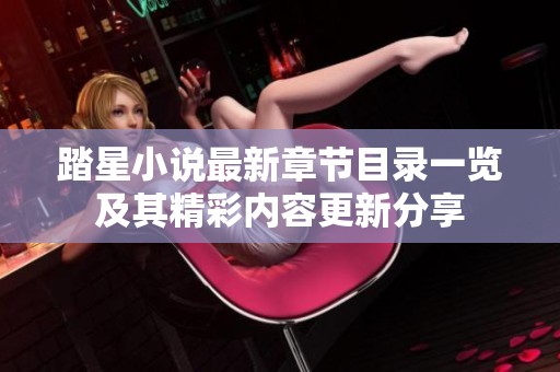 踏星小说最新章节目录一览及其精彩内容更新分享