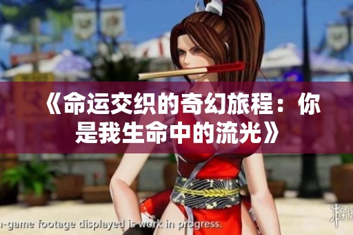 《命运交织的奇幻旅程：你是我生命中的流光》