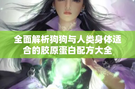 全面解析狗狗与人类身体适合的胶原蛋白配方大全