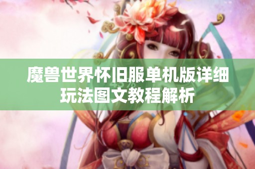 魔兽世界怀旧服单机版详细玩法图文教程解析