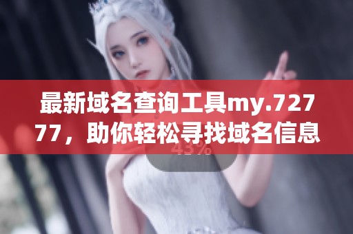 最新域名查询工具my.72777，助你轻松寻找域名信息