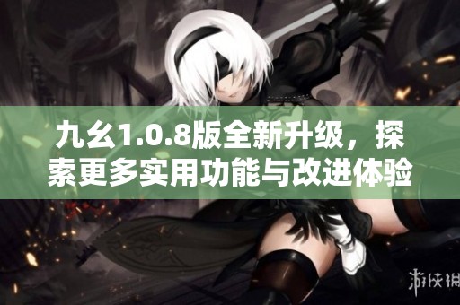九幺1.0.8版全新升级，探索更多实用功能与改进体验