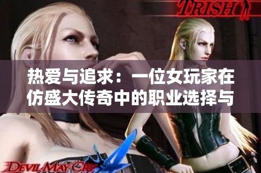 热爱与追求：一位女玩家在仿盛大传奇中的职业选择与心路历程