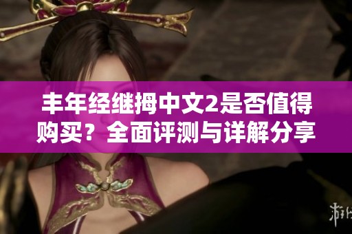 丰年经继拇中文2是否值得购买？全面评测与详解分享