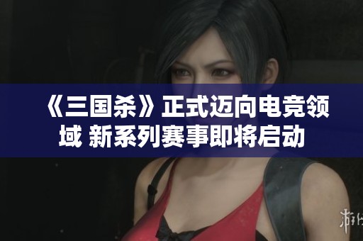 《三国杀》正式迈向电竞领域 新系列赛事即将启动