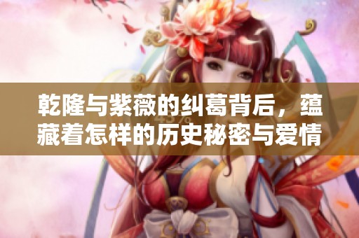 乾隆与紫薇的纠葛背后，蕴藏着怎样的历史秘密与爱情悲剧