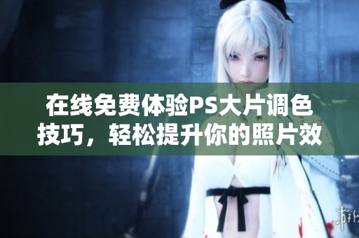 在线免费体验PS大片调色技巧，轻松提升你的照片效果