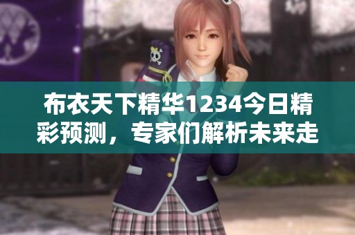 布衣天下精华1234今日精彩预测，专家们解析未来走势