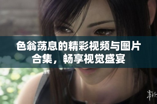 色翁荡息的精彩视频与图片合集，畅享视觉盛宴