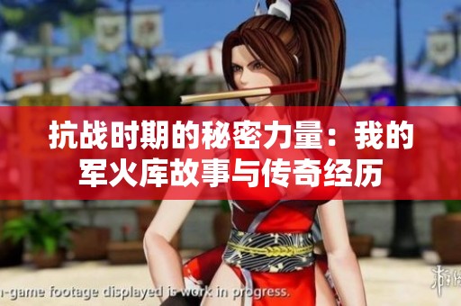 抗战时期的秘密力量：我的军火库故事与传奇经历