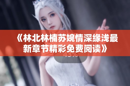 《林北林楠苏婉情深缘浅最新章节精彩免费阅读》