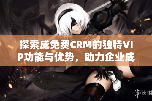 探索成免费CRM的独特VIP功能与优势，助力企业成长