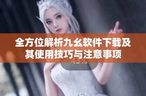 全方位解析九幺软件下载及其使用技巧与注意事项