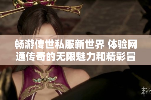 畅游传世私服新世界 体验网通传奇的无限魅力和精彩冒险