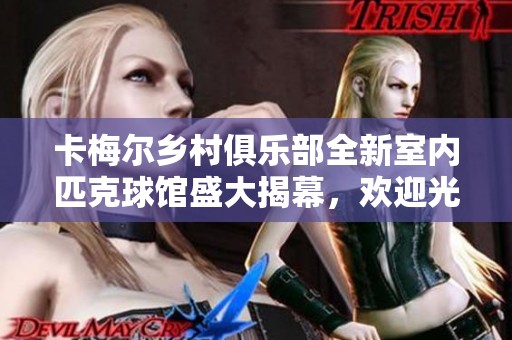 卡梅尔乡村俱乐部全新室内匹克球馆盛大揭幕，欢迎光临体验