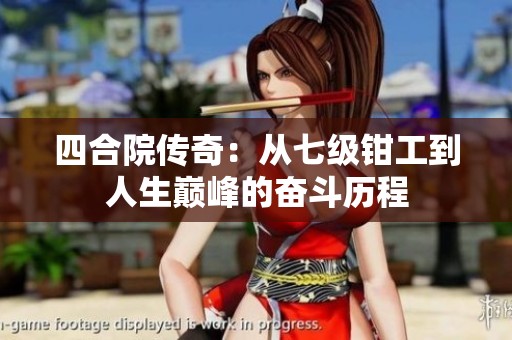 四合院传奇：从七级钳工到人生巅峰的奋斗历程
