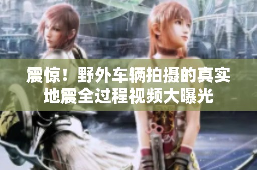 震惊！野外车辆拍摄的真实地震全过程视频大曝光