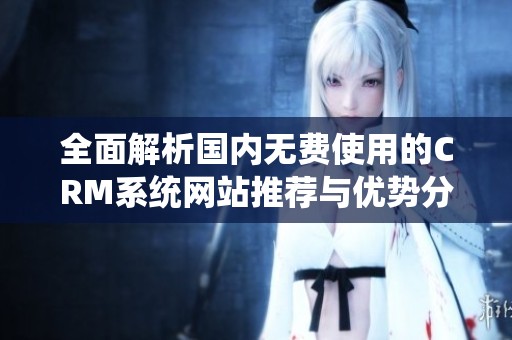 全面解析国内无费使用的CRM系统网站推荐与优势分析