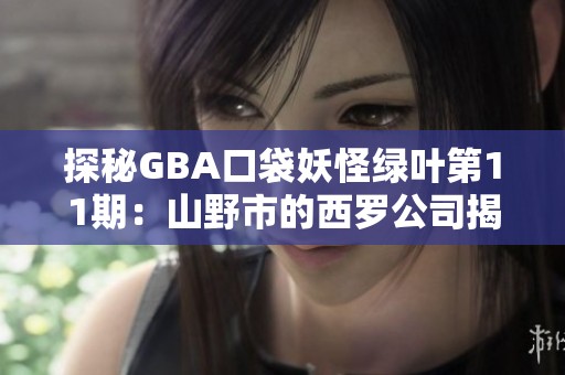 探秘GBA口袋妖怪绿叶第11期：山野市的西罗公司揭秘与攻略