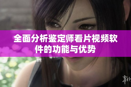 全面分析鉴定师看片视频软件的功能与优势