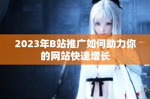 2023年B站推广如何助力你的网站快速增长