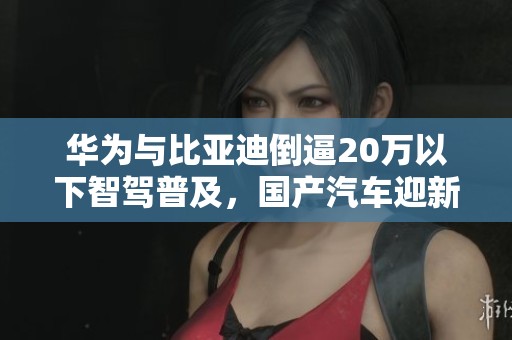 华为与比亚迪倒逼20万以下智驾普及，国产汽车迎新机遇