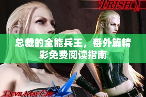 总裁的全能兵王，番外篇精彩免费阅读指南