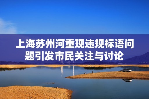 上海苏州河重现违规标语问题引发市民关注与讨论