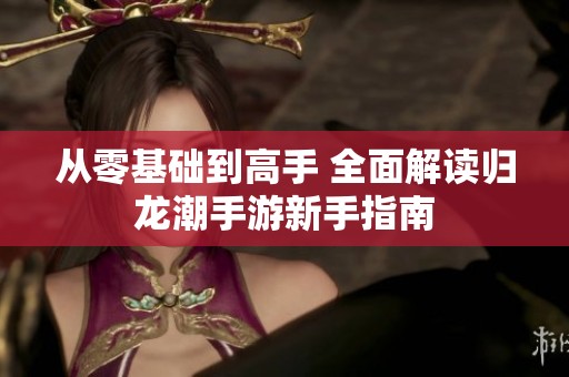 从零基础到高手 全面解读归龙潮手游新手指南