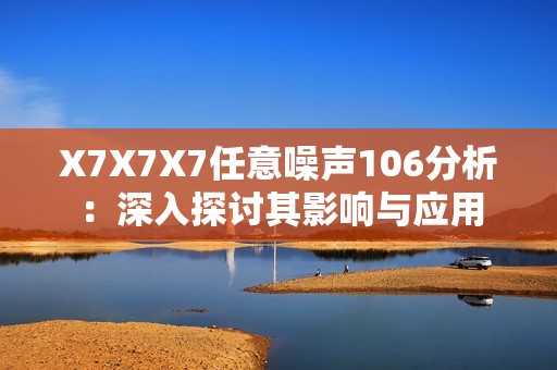 X7X7X7任意噪声106分析：深入探讨其影响与应用