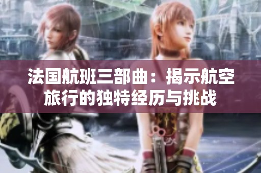 法国航班三部曲：揭示航空旅行的独特经历与挑战