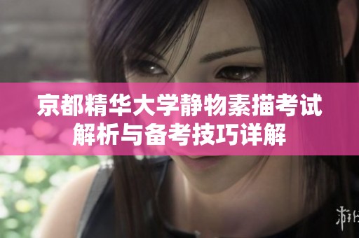 京都精华大学静物素描考试解析与备考技巧详解