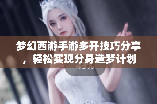 梦幻西游手游多开技巧分享，轻松实现分身造梦计划