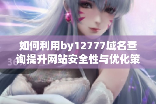 如何利用by12777域名查询提升网站安全性与优化策略