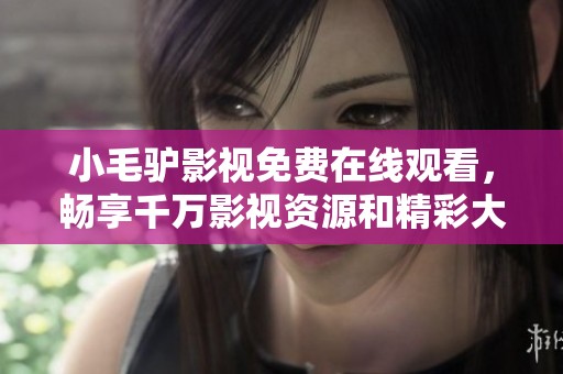 小毛驴影视免费在线观看，畅享千万影视资源和精彩大片