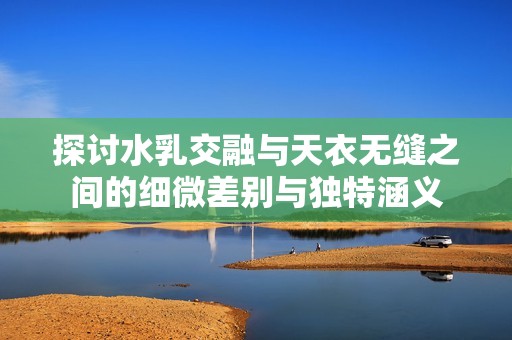 探讨水乳交融与天衣无缝之间的细微差别与独特涵义