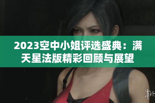 2023空中小姐评选盛典：满天星法版精彩回顾与展望