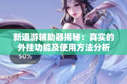 新道游辅助器揭秘：真实的外挂功能及使用方法分析