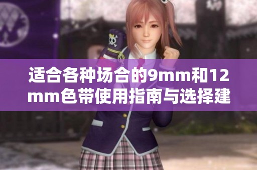 适合各种场合的9mm和12mm色带使用指南与选择建议