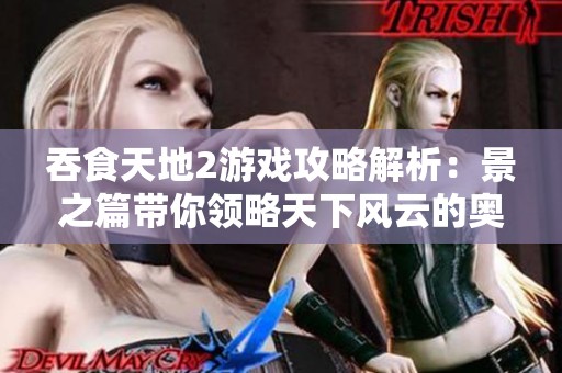 吞食天地2游戏攻略解析：景之篇带你领略天下风云的奥秘